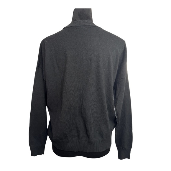 Tahari Crew Neck Sweater Black - Picture 3 of 7